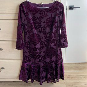 Vince Camuto Velvet Dress Size 2